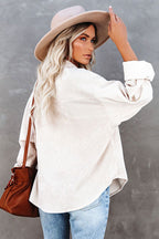 Remember Me Button-Up Pocket Top