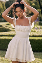 Sent to Charm Lace Mini Dress