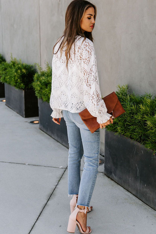 Romantic Allure Lace Removable Cami Top