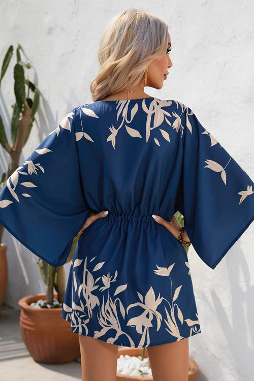 Lost To Affection Printed Button Down Mini Dress
