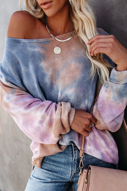 Joyful Moment Tie-Dye Long Sleeve Top