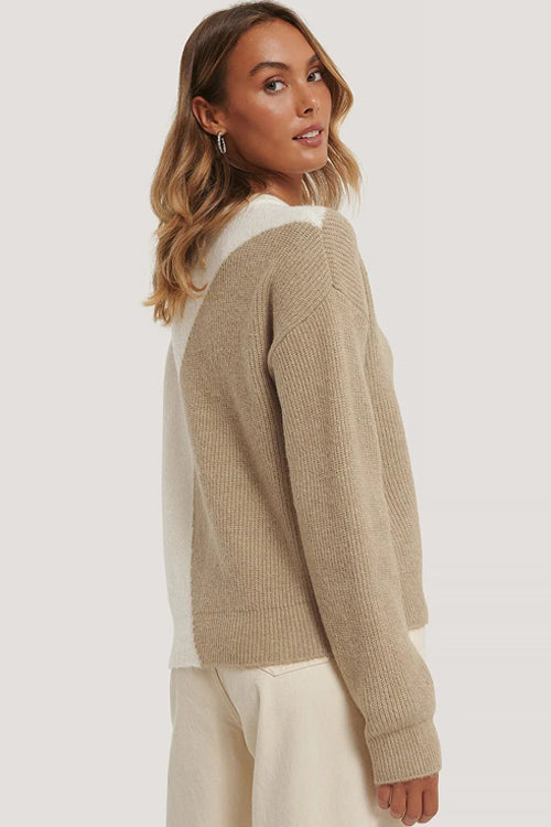 Warm Affection Ribbed Balloon Sleeve Sweater