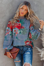 Getaway Reveries Floral Print Smocked Top