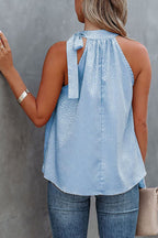 Always Real Tie Sleeveless Top