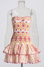 Delightful Like You Pleated Mini Dress - Orange