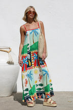 Glowing Presence Printed Maxi Dress