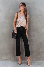 Effortless Endeavor One Shoulder Cami Top