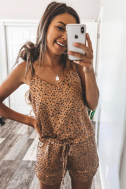 Ultimate Comfort Dotted Cami Suit