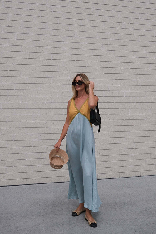 Easily Radiant V-Neck Sleeveless Maxi Dress
