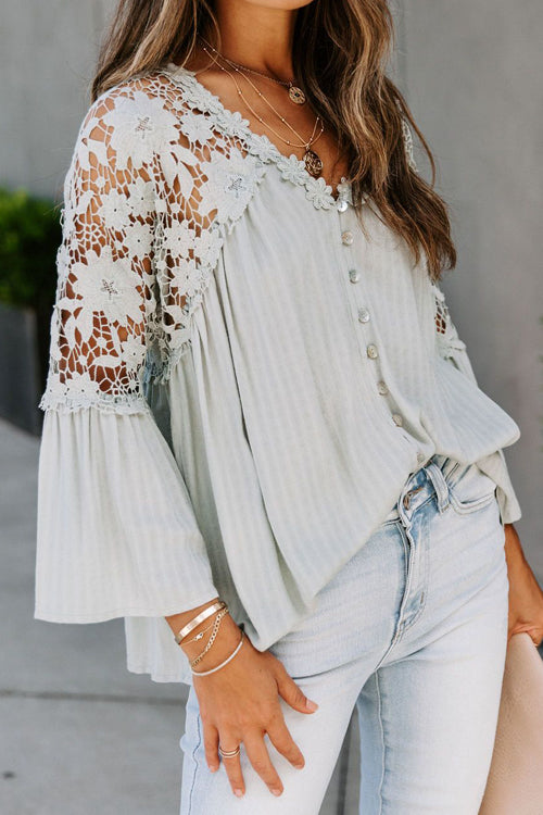 Enchanted Evening Lace Embroidery Top