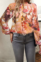 Tried And True Print Long Sleeve Top