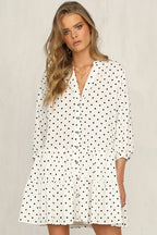 Living The Reverie Dot Mini Dress