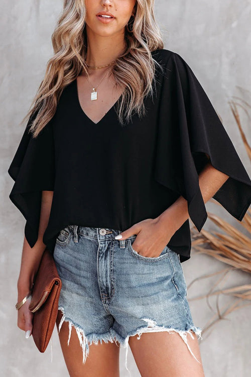 Groovy Mood Short Sleeve Top -3 Colors