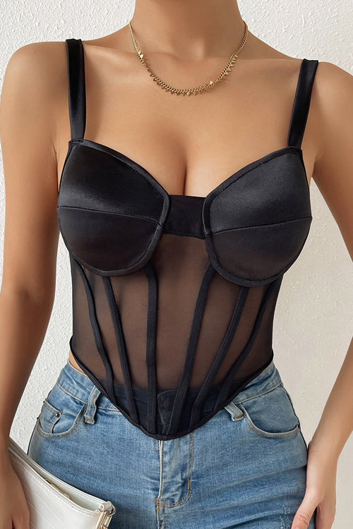 Enchanted Moods Bustier Corset Crop Top