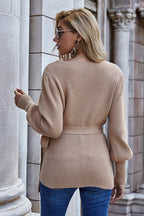Dressed To Chill Long Sleeve Wrap Sweater