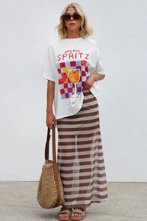 Subtle Charm Chiffon Maxi Skirt