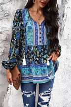 All In Boho Print Long Sleeve Top