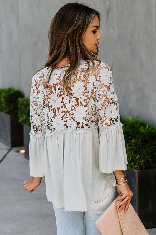 Enchanted Evening Lace Embroidery Top