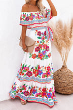 Lost In The Occasion Boho Print Maxi Dress