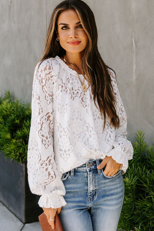Romantic Allure Lace Removable Cami Top