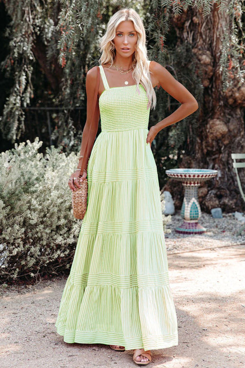 Stay With Me Babydoll Maxi Dress