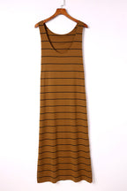 Effortless Style Striped Tank Maxi Dress