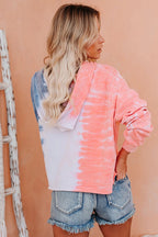 Carefree Lifestyle Tie-Dye Hoodie Top