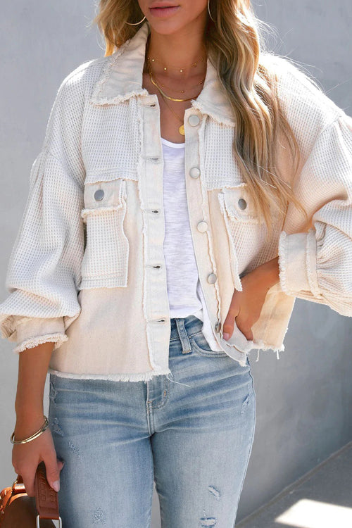 Take A Occasion Pocket Long Sleeve Shacket
