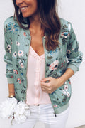 Spring Mood Floral Print Jacket