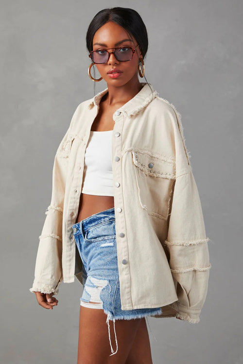 Perfectly Prepared Denim Shacket