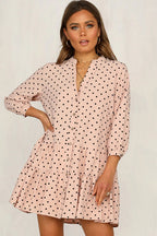 Living The Reverie Dot Mini Dress
