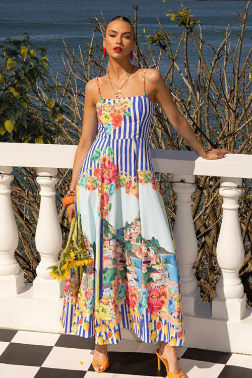 My Romantic Tale Printed Maxi Dress