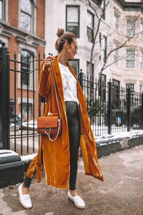 Live In Delight Velvet Long Sleeve Coat - 7 Colors
