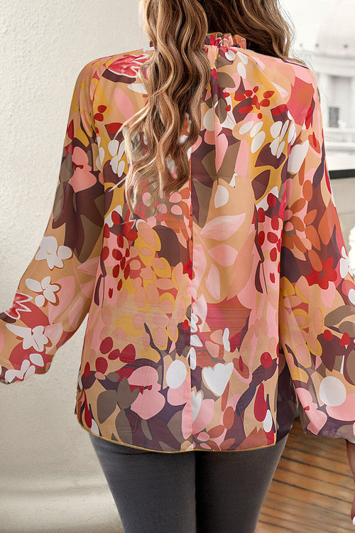 Tried And True Print Long Sleeve Top