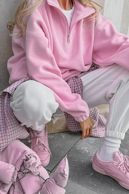 Cozy Charm Fleece Pullover Sweatshirt
