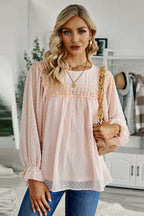 Always Amazing Swiss Dot Lace Top