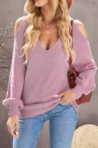 Peace And Affection Reversible-Wear Knit Sweater