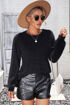 Palette of Autumn Lace Long Sleeve Sweater