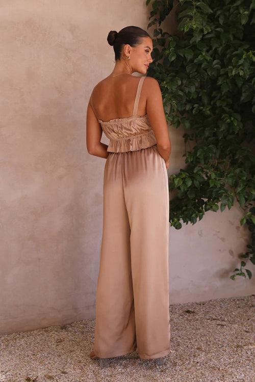Paradise Ready Sleeveless Wide-Leg Two-Piece Set