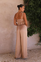 Paradise Ready Sleeveless Wide-Leg Two-Piece Set