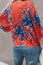 Real Charmer Shivering Print Bowknot Shirt