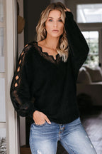 Ultimate Comfort Lace Long Sleeve Sweater