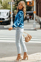 Hello Lover Statement Sleeve Smocked Top