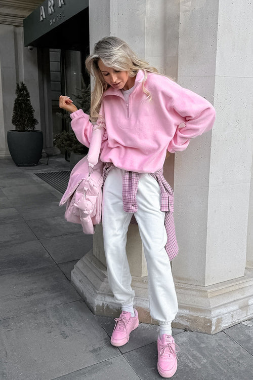 Cozy Charm Fleece Pullover Sweatshirt