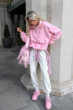 Cozy Charm Fleece Pullover Sweatshirt