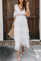 Affection And Affection Lace Maxi Dress