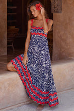 Always With Affection Sleeveless Printed Maxi Dress