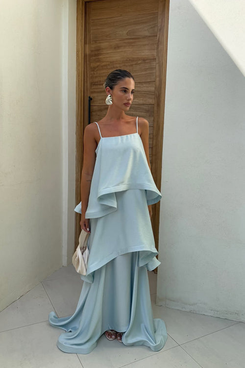 Perfected Charm Layered Maxi Dress
