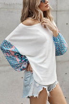 Sunnier Days Printed Long Sleeve Top