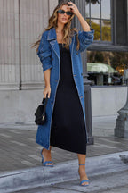 Elevated Weather Belt Denim Coat